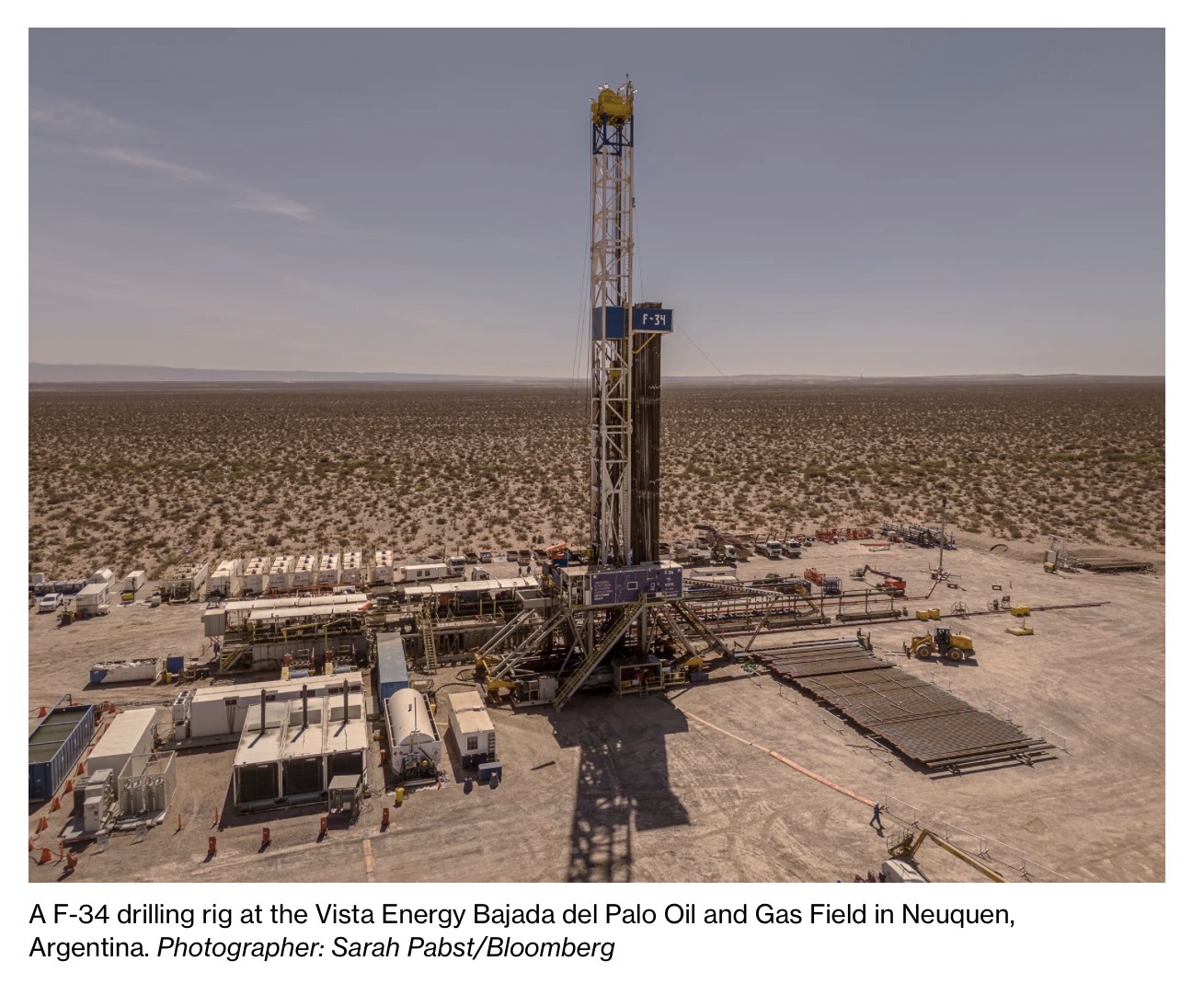 Impianto di perforazione Vista Energy, Neuquén, Argentina