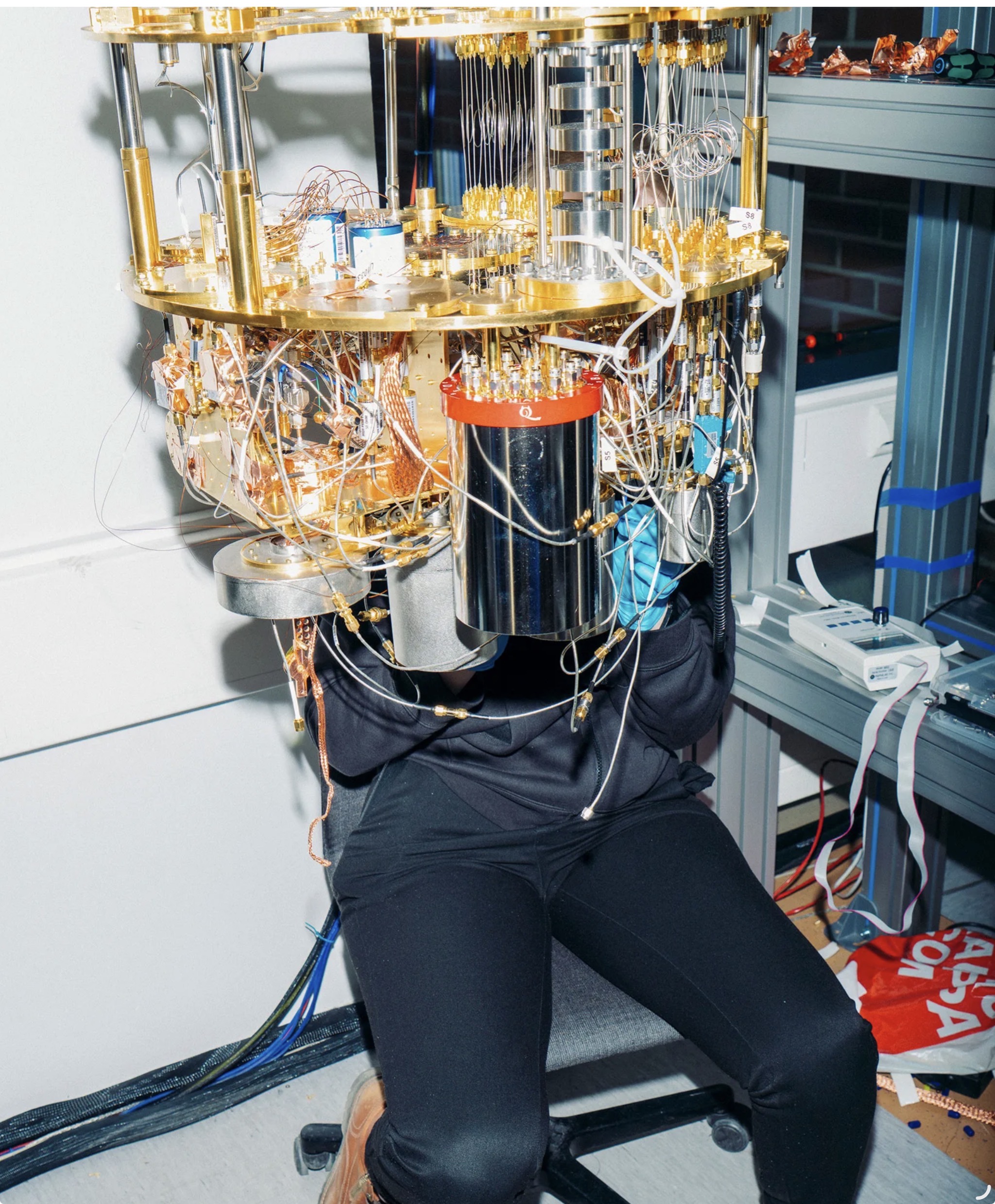 Chandelier per computer quantistico