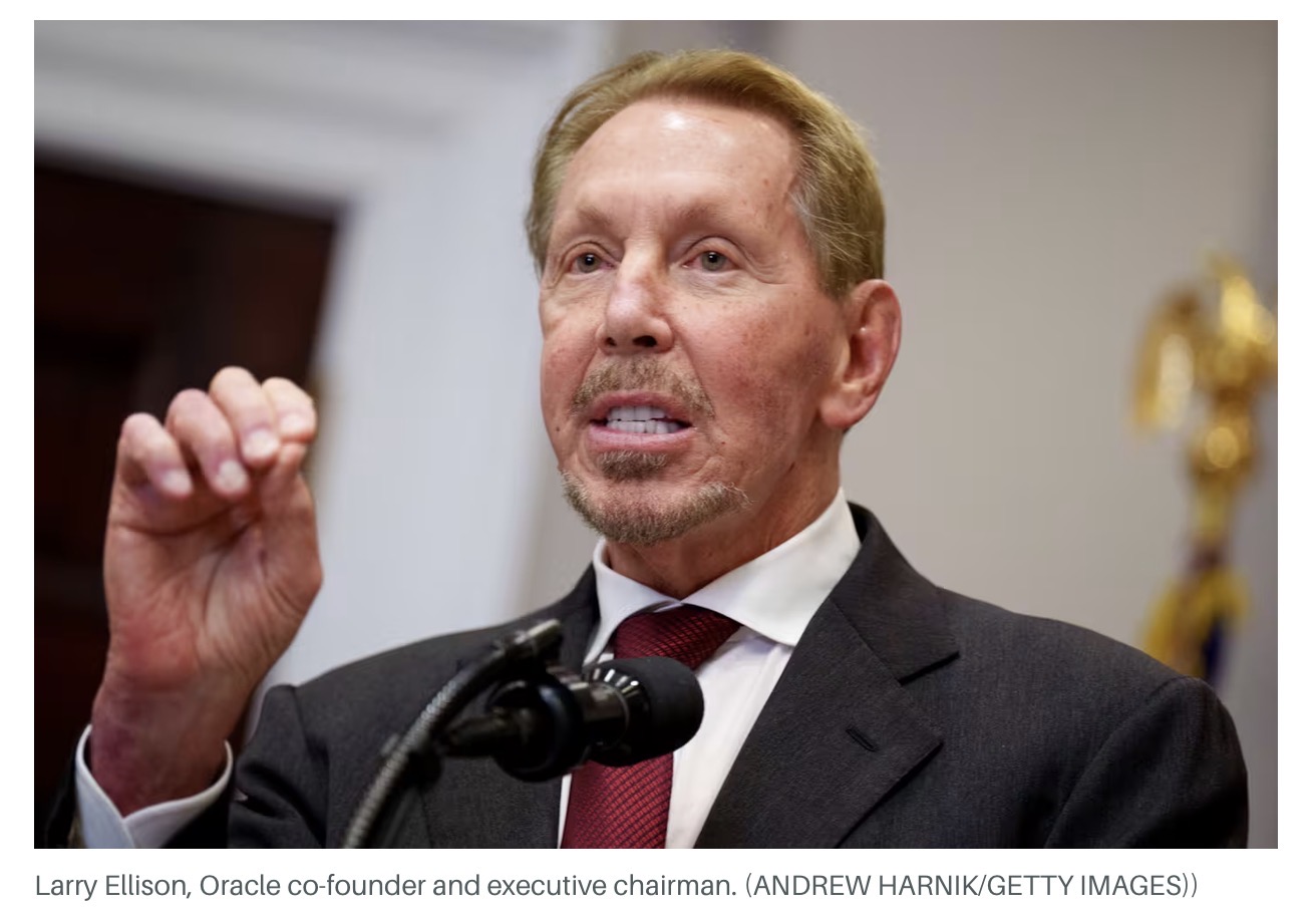 Larry Ellison, cofondatore e presidente esecutivo di Oracle