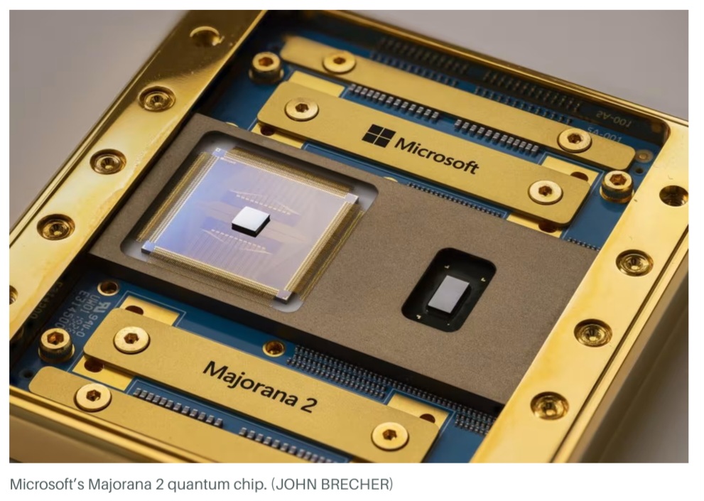 Majorana 2, il chip quantistico di Microsoft