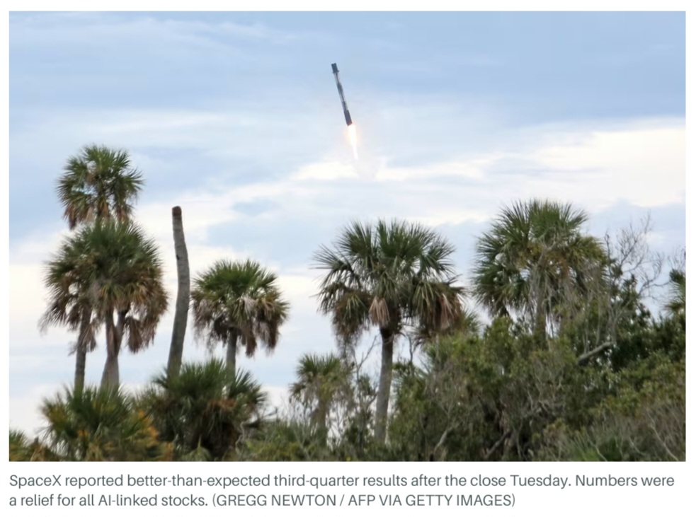 SpaceX trimestrale Q3 2026 titolo in rialzo